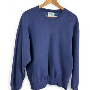 LL Bean vintage 80’s navy crewneck sweatshirt